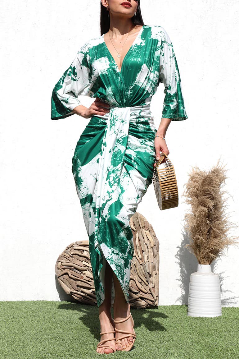 green emerald velvet dress Amazon.com: SOLY HUX Women's Tie Dye Cowl Neck Split Hem Bodycon Cami Dress  Backless Long Dresses Army Green XS : Clothing, Shoes & Jewelry
