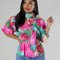 Floral Print Blouse