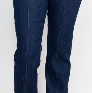 High-Rise Denim Jogger Pants